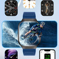 2.01-inch Curved Screen Smartwatch - Wireless HD Calling, Built-in Mini Games, Voice Assistant, 100+ Sports Modes, Full Touch Fitness Tracker, Classic Design with Magnetic Charging And Deployable Buckle, Suitable for Men And Women, Fitness Tracker