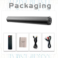 [Home Theater] A Complete Set of Television Speakers Featuring a Surround Sound Stick Wireless Subwoofer Designed for Home Theater Use, Including a Remote Control. This Wireless Surround Sound Amplification System Comes with Four Subwoofers And Two Air Du