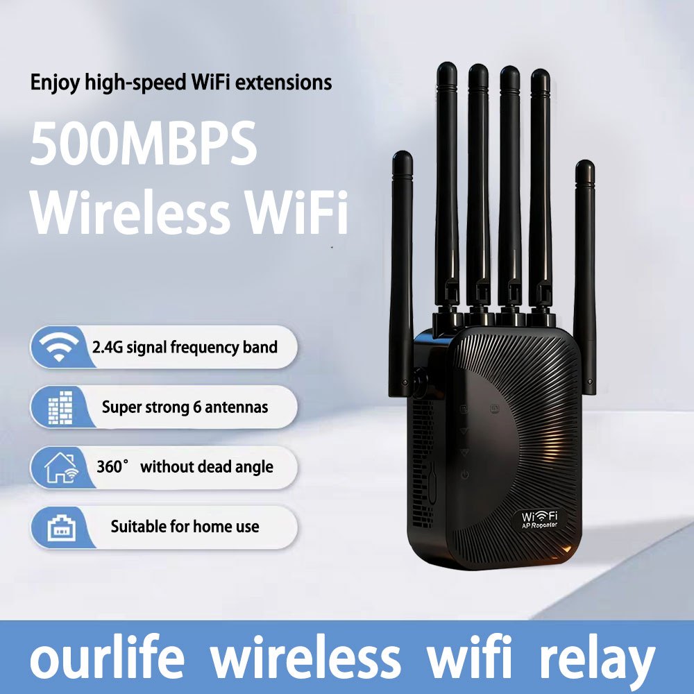 2026 Upgraded WiFi Extender Signal Booster Up To 9000 Sq.ft | Long Range Repeater For Garage, Basement & Yard | 1-Tap Setup, Compatible With Alexa/Ring/Camera | US Warehouse Fast Ship