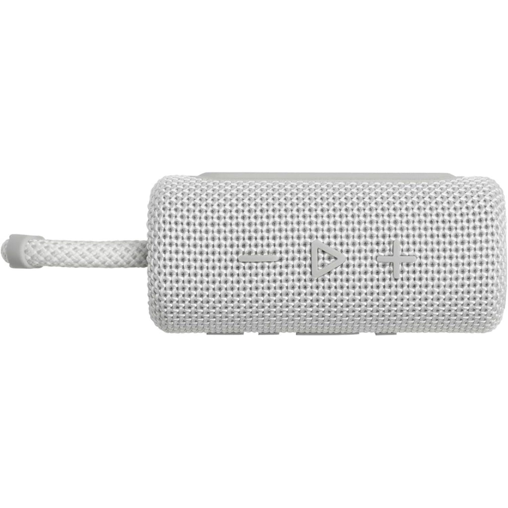 JBL Go 3 Portable Mini Bluetooth Speaker – Big Audio & Punchy Bass in a Pocket-Size Design, IP67 Waterproof & Dustproof for Shower/Beach/Pool, Up to 5 Hours Playtime per Charge, Rugged Fabric & Durable Housing, Integrated Carry Loop, USB-C Fast Recharge,