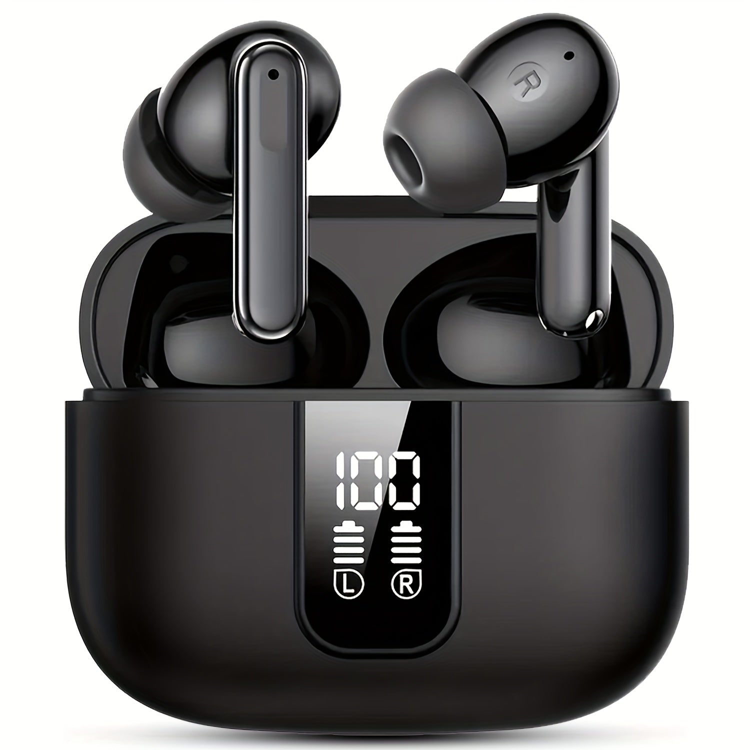ANKRIYUL Wireless Stereo Earbuds, Sports Headphones Featuring ENC Noise Cancellation, Designed for Smartphones, Laptops, Tvs, Music, And Calls, Complete with a Charging Case.