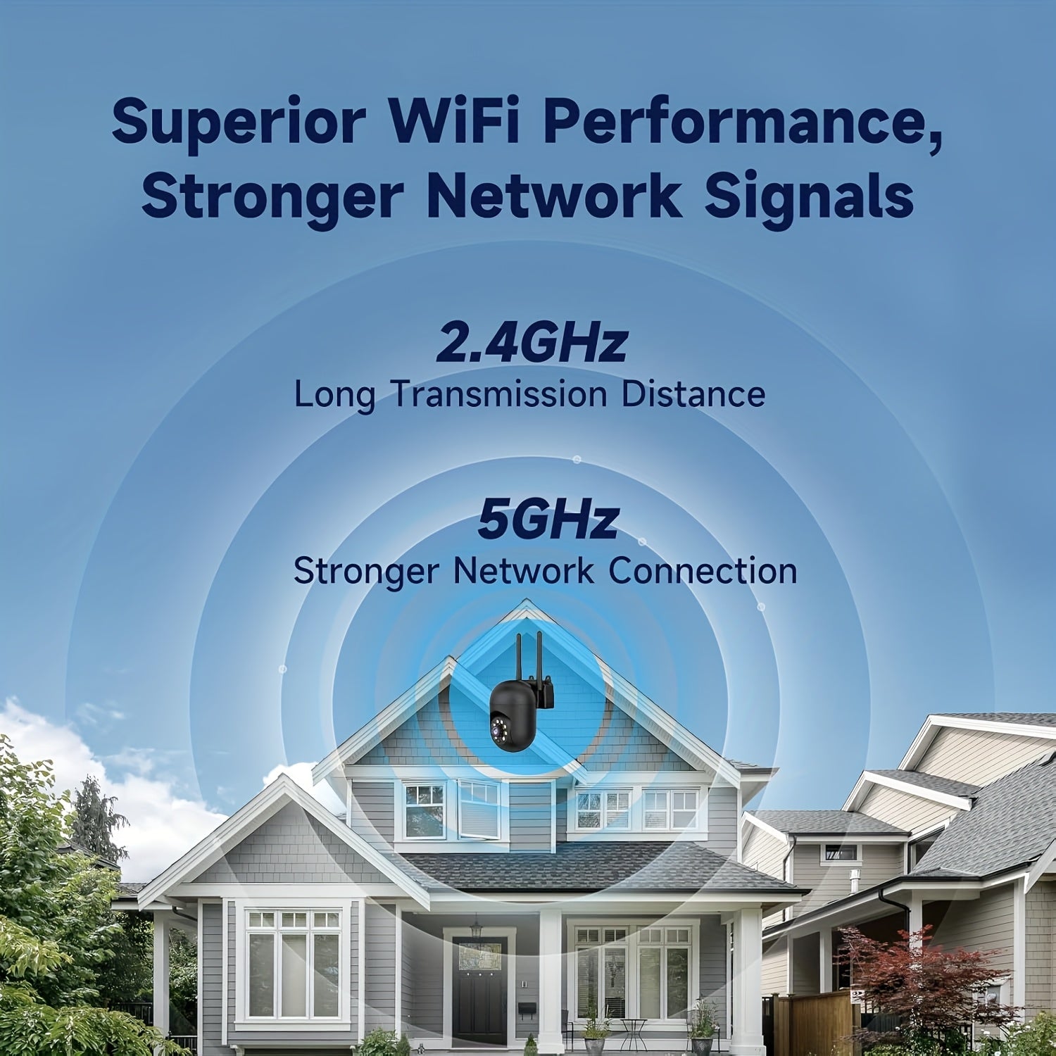 [AI Wireless Camera] 4pcs Wireless Camera Indoor | 3MP, CLOUD Storage, 2.4/5G WiFi, AI Motion Detection, Two-Way Audio, Color Night Vision, Home Surveillance Security System
