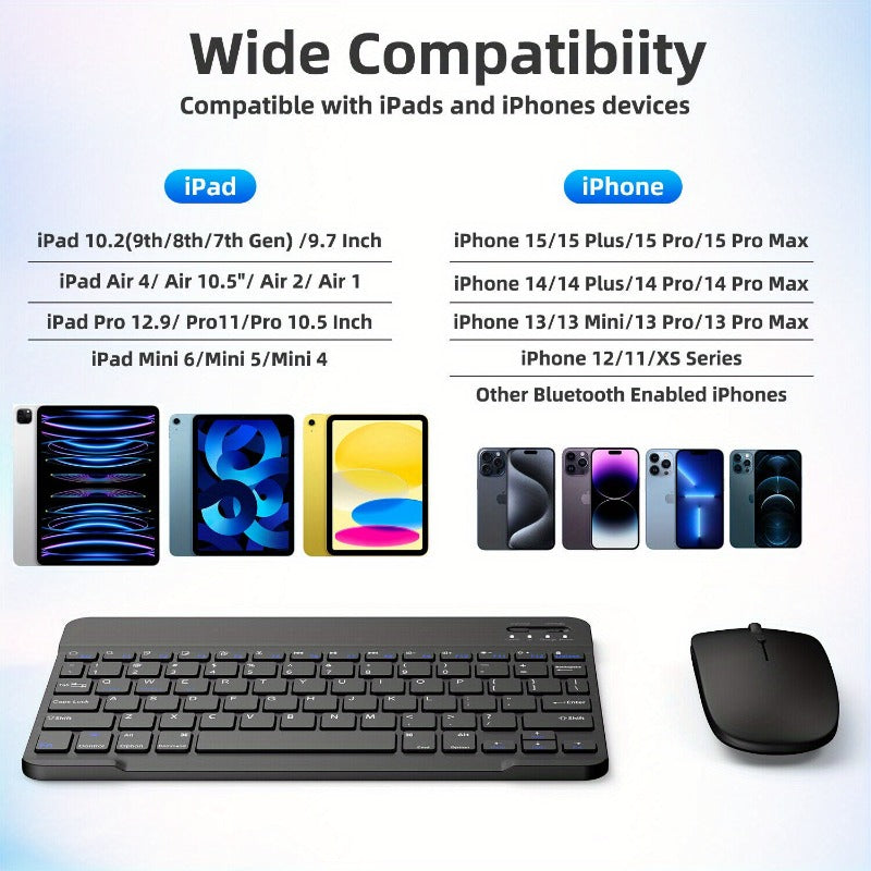Get The Ultimate Gaming Experience with This Wireless Keyboard and Mouse Mouse Pad Combo /Wireless Keyboard and Mouse with Cleaning Cloth Combo
