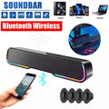 Soundbar Speaker with Subwoofer for Music Playback, HiFi Stereo Speaker, Home TV Surround Sound, Surround System for Home Theater, TF/AUX/U Disk/TWS, Perfect for Gaming And Home Theater Setup, PC, Laptop, Smartphone, Tablet, Gaming Console, High