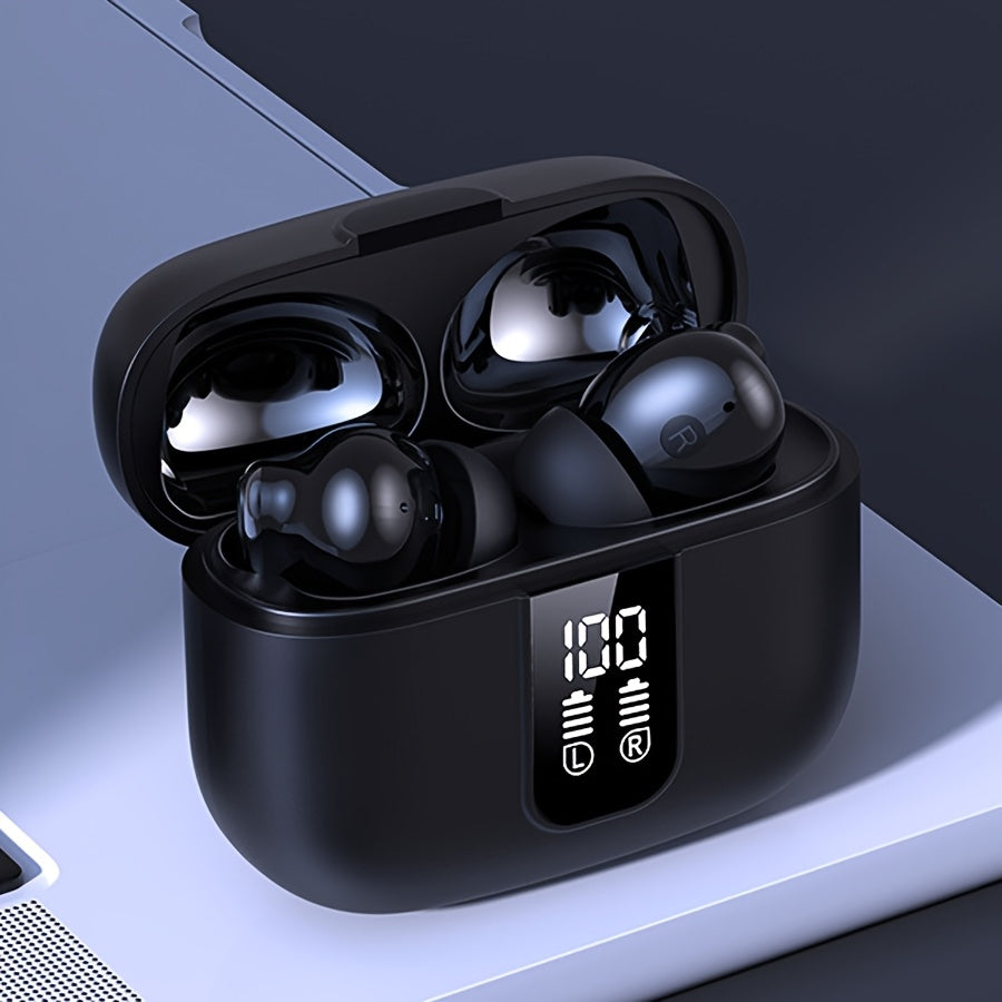 ANKRIYUL Wireless Stereo Earbuds, Sports Headphones Featuring ENC Noise Cancellation, Designed for Smartphones, Laptops, Tvs, Music, And Calls, Complete with a Charging Case.