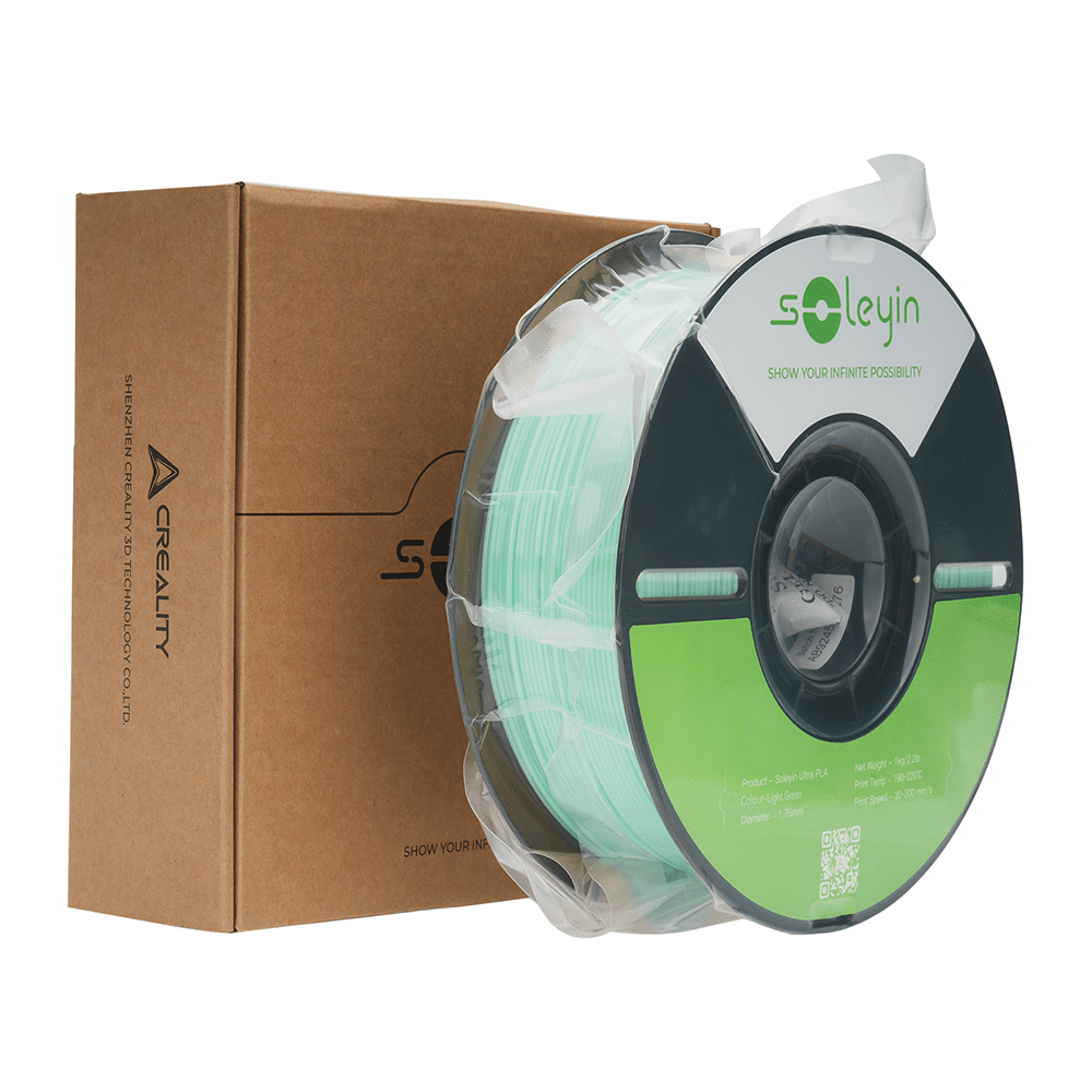 Creality SOLEYIN Ultra PLA Filament 1.75mm PLA 3D Printer Filament High Speed 30-600mm/s Dimensional Accuracy +/- 0.02mm, 1kg Spool (2.2lbs), Fit Most FDM 3D Printer