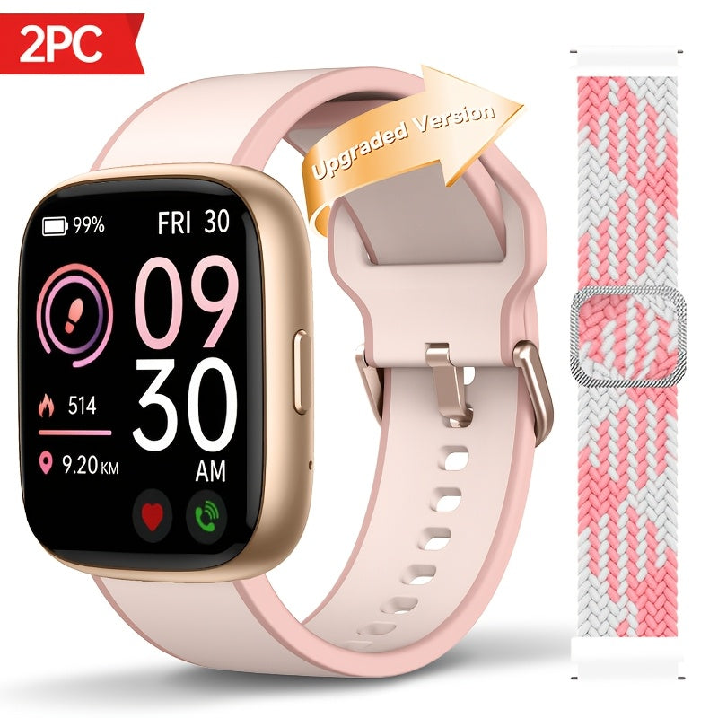 FAWEIO Smart Watch For Men Women Wireless Calling, 1.83" HD Touch Screen Fitness Tracker, 100+ Sports Modes, Built-in Alexa, Dial, Waterproof, For IPhone & Android, Birthday Gifts, Mother'S Day Gift