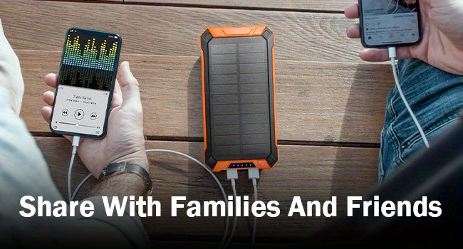 46800mAh Solar Charger Solar Power Bank Wireless Charging, with 4 Built-in Cables 15W Fast Charging External Battery Pack with USB C for Cell Phones, Solar Panel Charger with Dual Flashlight Perfect for Camping, Hiking for Outdoor Lovers