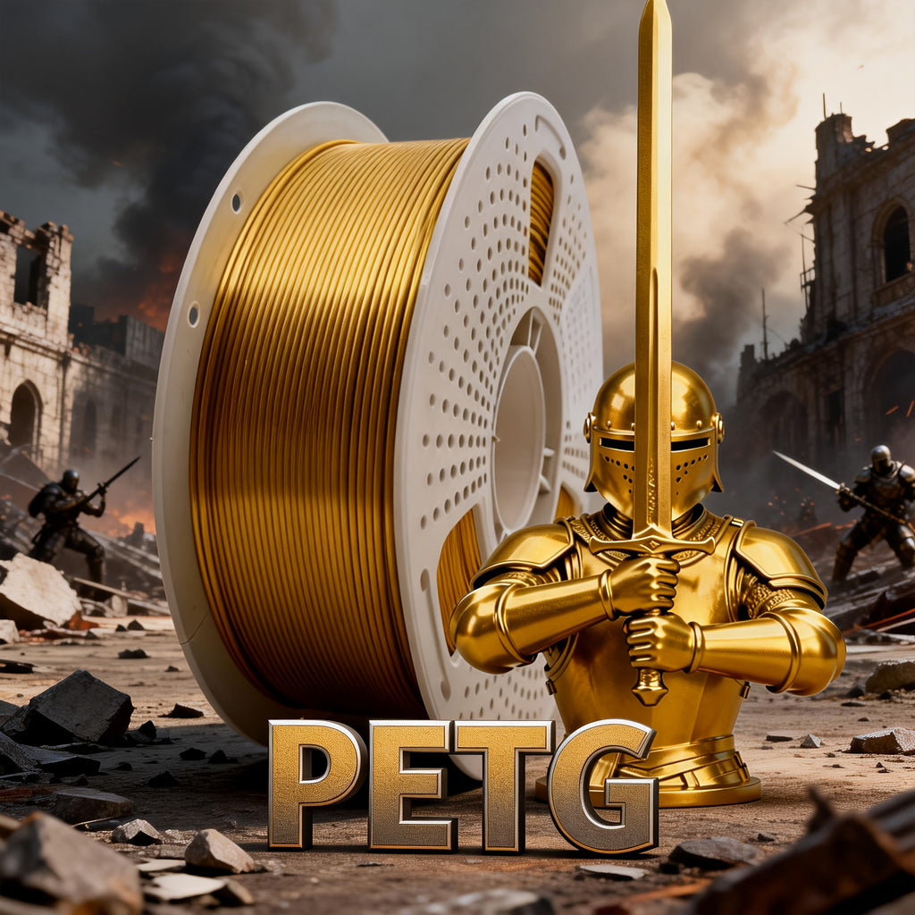 1000g3D Printer PETG Filament 1.75mm, 1kg (2.2 Pounds), Suitable for Most FDM 3D Printers, High-toughness 3D Printer Consumables, Dimensional Accuracy +/- 0.03mm, Vacuum-packed, Smooth Printing, Suitable for Hobbyists And Beginners
