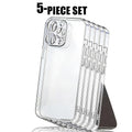 Phone Case: 5pcs Transparent Shockproof And Anti-drop Phone Case for Men And Women, Suitable for iPhone 16 Pro Max/X/Xs/Xs Max, 11/12/13/14/15 Pro Max, And Plus Models. The Perfect Gift for Men, Women, Children, And Seniors.