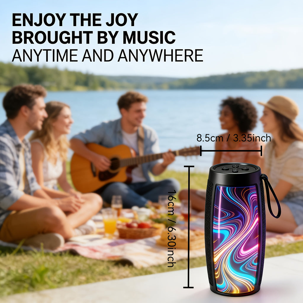 [Portable Speaker] Portable Speaker Compatible for PC/Tablet/Smartphone With 5.1 Surround Sound, Stereo Bass & Subwoofer System,, Low-Power Operation Suitable for Parties, Travel, Entertainment, - Multifunctional Audio