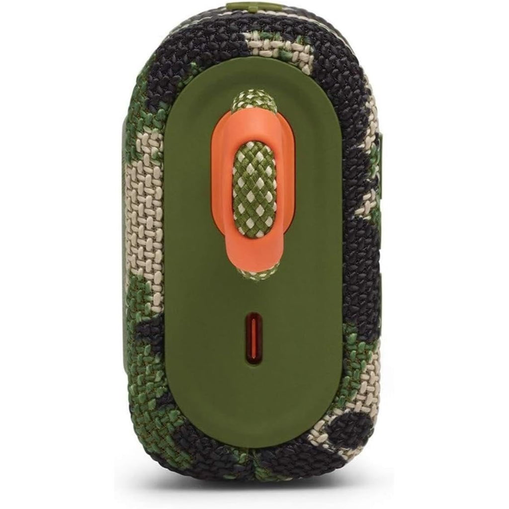 JBL Go 3 Portable Mini Bluetooth Speaker – Big Audio & Punchy Bass in a Pocket-Size Design, IP67 Waterproof & Dustproof for Shower/Beach/Pool, Up to 5 Hours Playtime per Charge, Rugged Fabric & Durable Housing, Integrated Carry Loop, USB-C Fast Recharge,