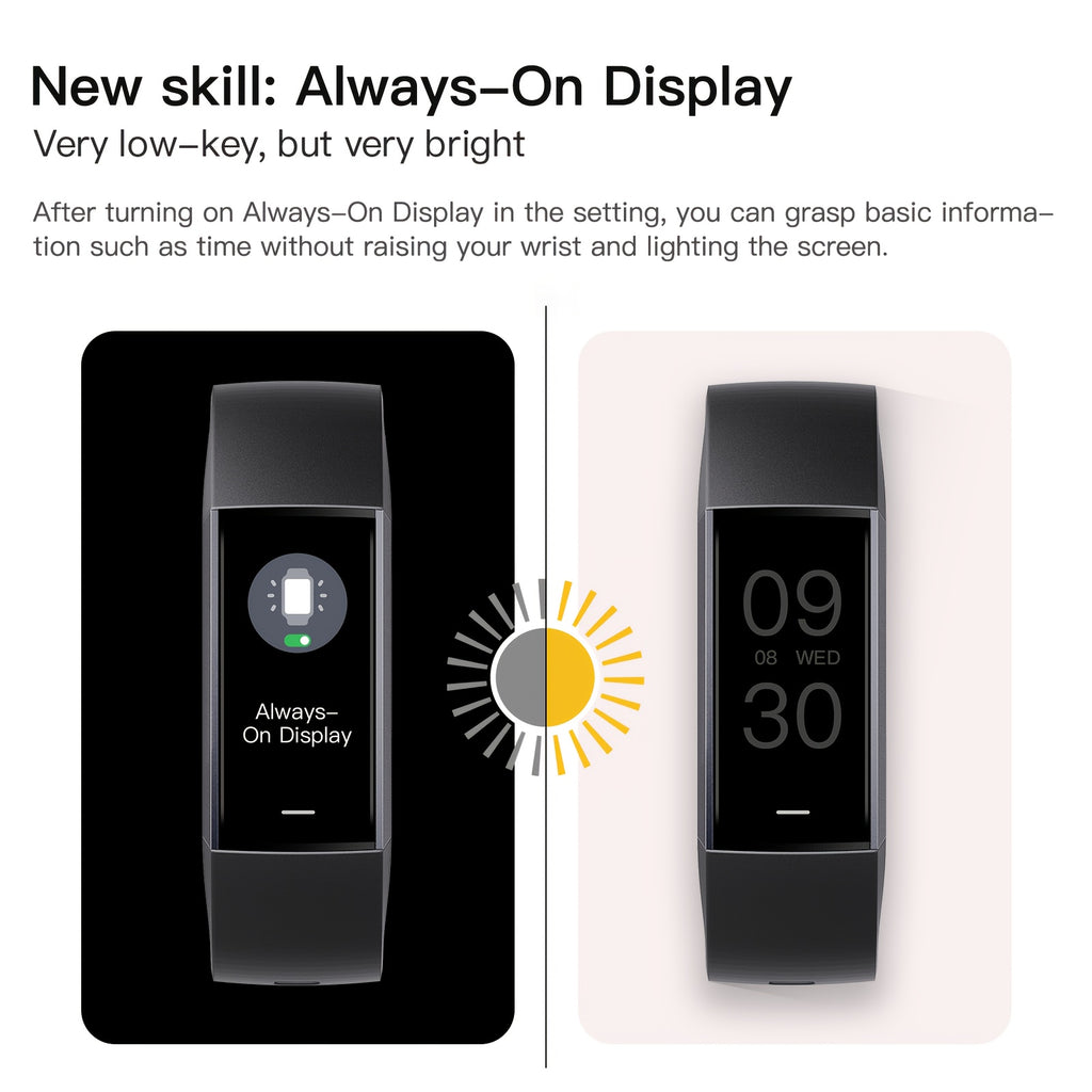 [Smart Sports Watch] 2026 New Upgraded Smart Bracelet, Sports Watch, 1.1-Inch AMOLED Touch Screen Sports Watch, Ultra-Thin Body, 14-Day Long Battery Life, 25 Fitness Modes, Sleep Tracking, Weather Forecast, Music Control, Stopwatch, Alarm Clock Reminder
