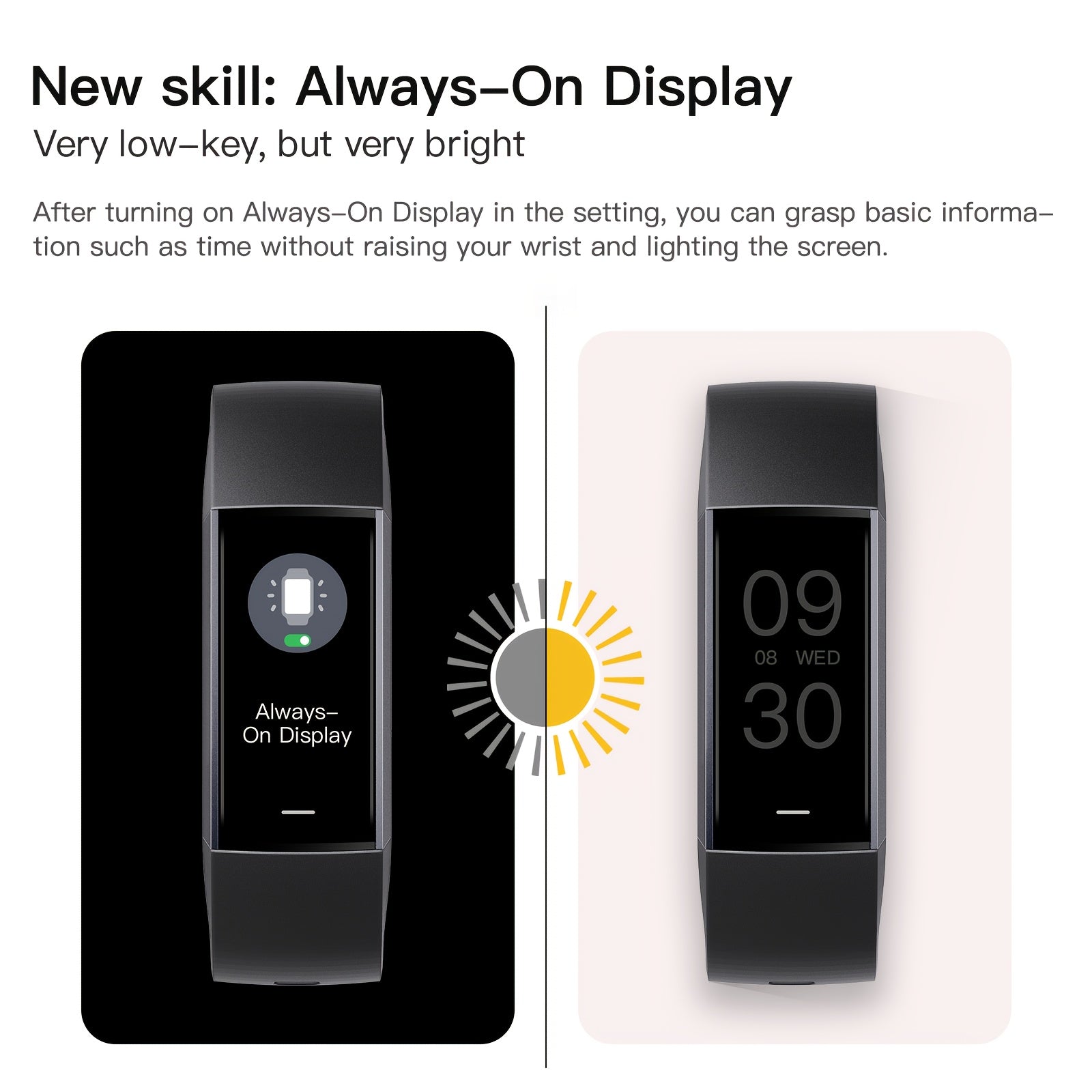 [Smart Sports Watch] 2026 New Upgraded Smart Bracelet, Sports Watch, 1.1-Inch AMOLED Touch Screen Sports Watch, Ultra-Thin Body, 14-Day Long Battery Life, 25 Fitness Modes, Sleep Tracking, Weather Forecast, Music Control, Stopwatch, Alarm Clock Reminder