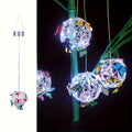 Outdoor Solar Butterfly Lantern, Metal Iron Craft Hanging Solar Light. Waterproof And Solar-powered, Auto Light Up At Night. Perfect For Garden, Porch, Lawn, Farm, Courtyard Decoration. Stylish Butterfly Shape, Great Holiday And Birthday Gift For Ho