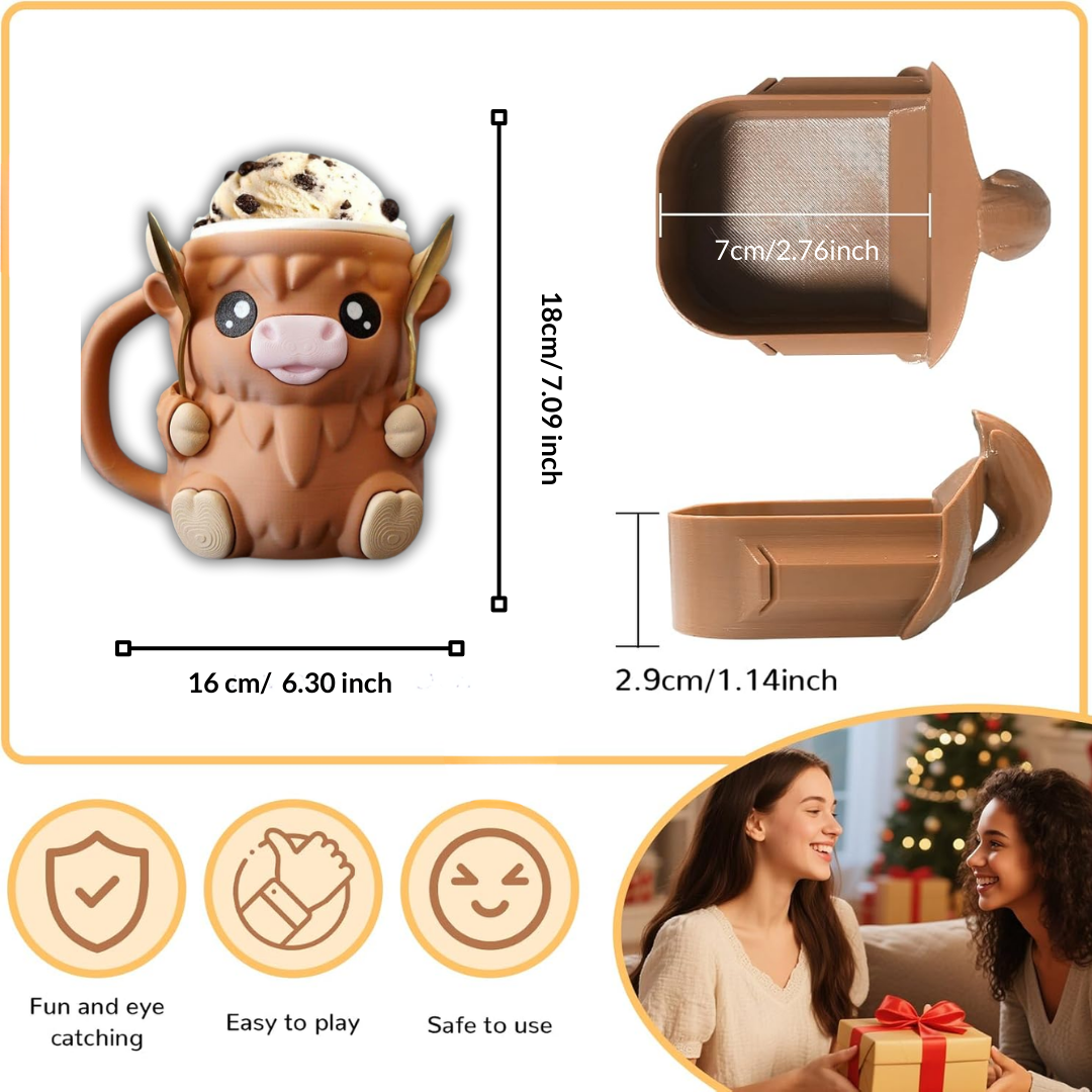Cozy Cow Ice Cream Mug